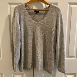 Charter Club gray cashmere sweater 2X
